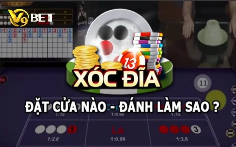 Xóc Đĩa V9BET | Luật Chơi, Cửa Chẵn Lẻ & Quản Lý Vốn 2 Bảng cược Xóc Đĩa V9BET với các ô chọn kết quả.