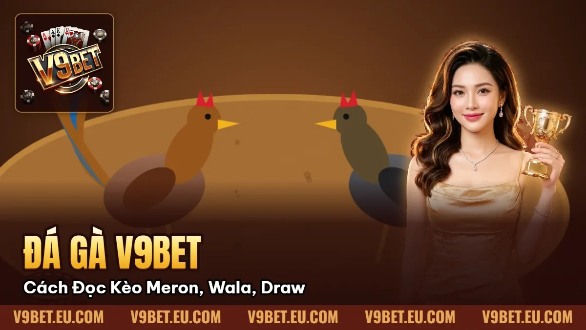 Đá Gà V9BET | Cách Đọc Kèo Meron, Wala, Draw Đá Gà V9BET | Cách Đọc Kèo Meron, Wala, Draw